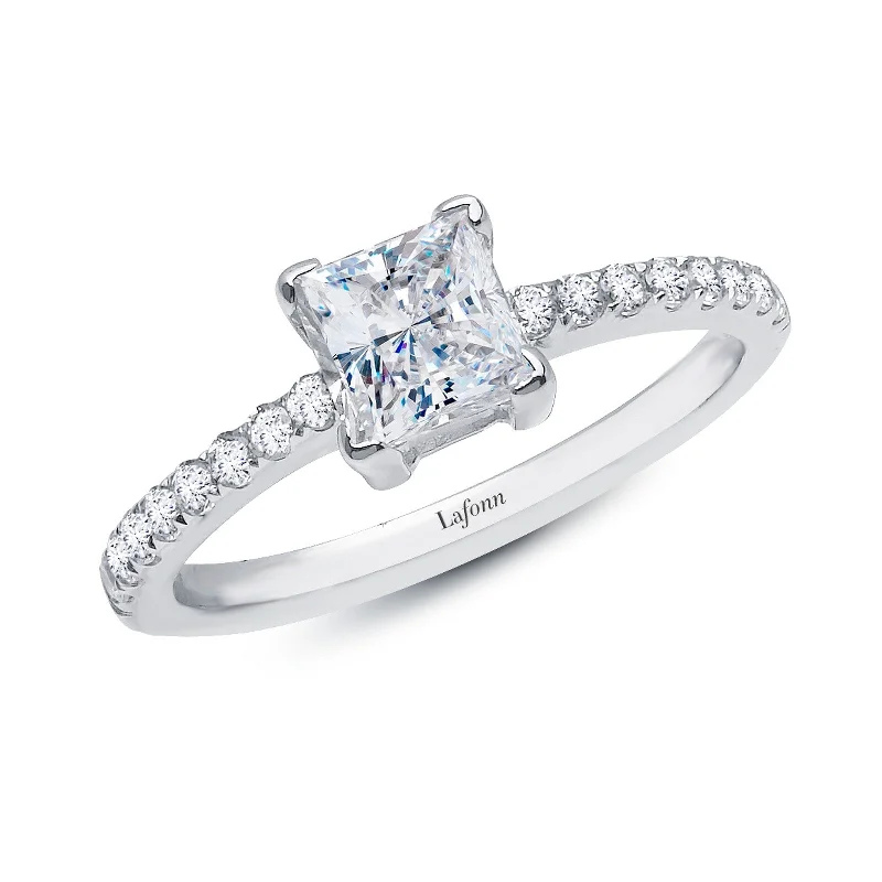 Lafonn Classic Square Diamond Ring R2025CLP