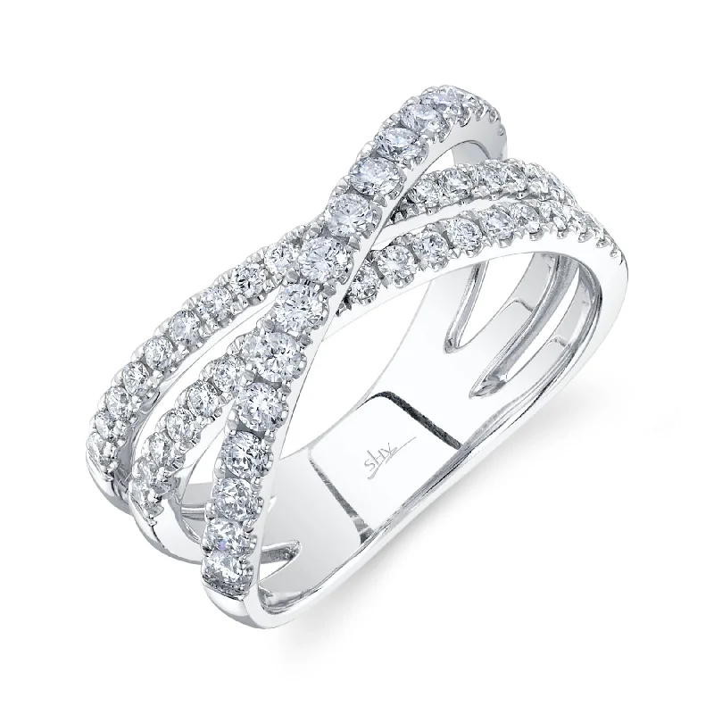 0.79CT DIAMOND BRIDGE RING SC55024861