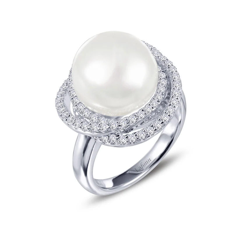 Lafonn Classic Pearl Ring R0179PLP