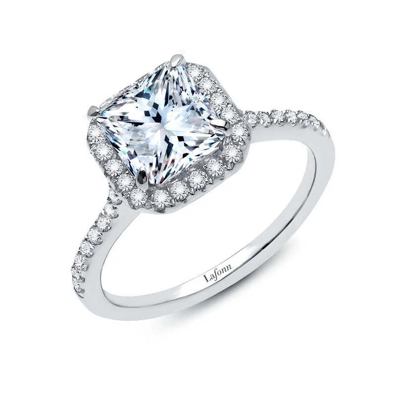 Lafonn Classic Square Diamond Ring R2030CLP