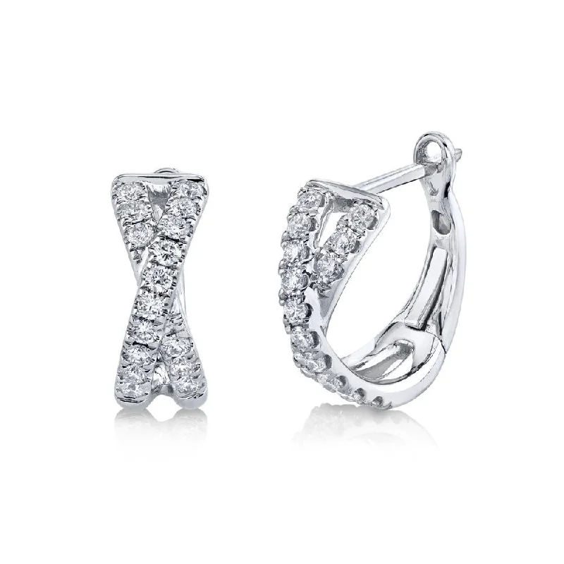 0.40CT DIAMOND HUGGIE EARRING