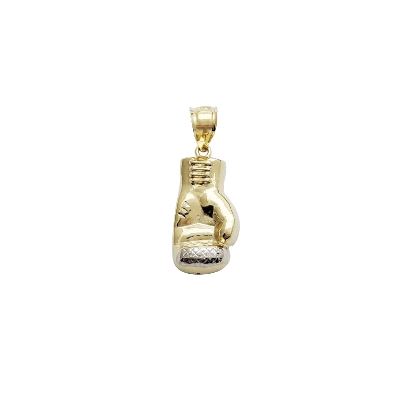 Crystal - Encrusted Pendants in the Shape of a CrownBoxing Glove Pendant (14K)