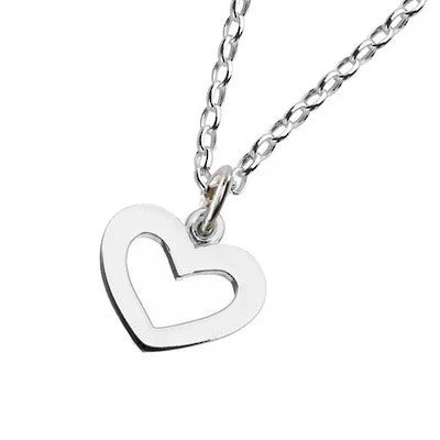 Karen Walker Heart Pendant - Silver