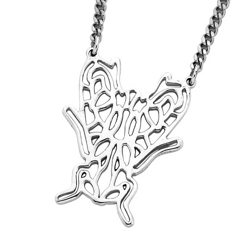 Cross - Pendant Necklaces with Intricate Celtic Knotwork CarvingsKaren Walker Filigree Fly Pendant - Silver