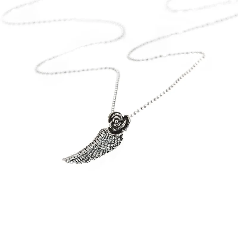 LINDI KINGI DELUXE ARCHETYPE LITE WING & ROSE PENDANT