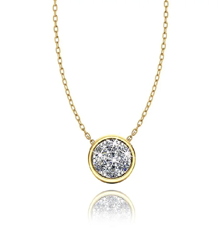 Tree - of - Life Pendant Necklaces with Gemstone - Inlaid BranchesLove In A Jewel Chic Pendant - 9ct Yellow Gold with Diamonds