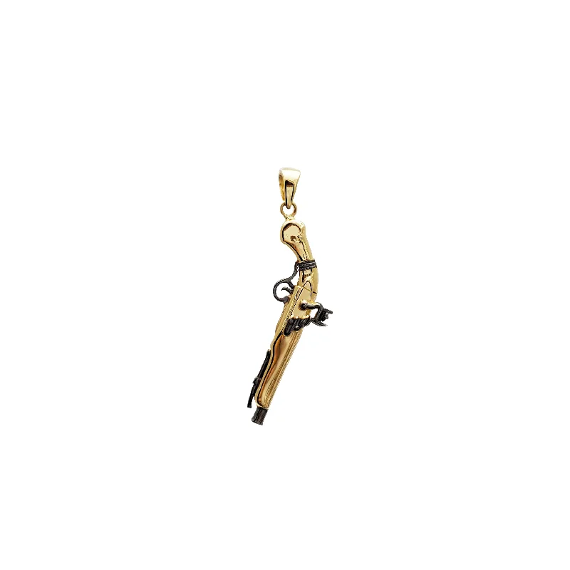 Coral - Trimmed Pendants with Seashell and Pearl AccentsShotgun Scope Pendant (14K)