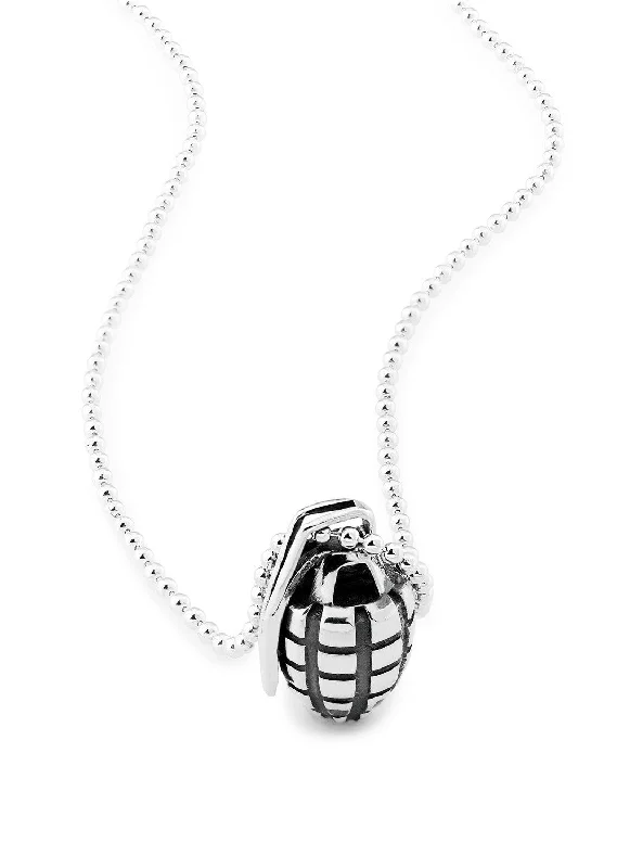 MichaelJohn Jewellery Small Grenade Pendant